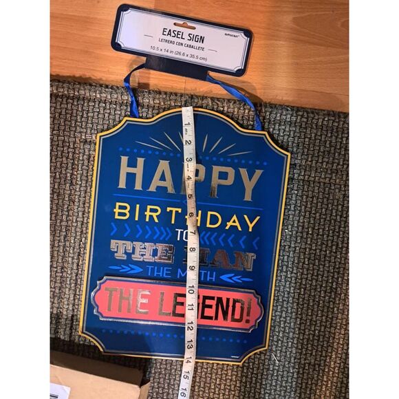 LOT of "50th Birthday" decor new in packages 96 banners-5 Plaques1 XL Banner - Picture 7 of 8